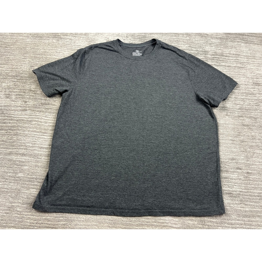 Athletic Works T-Shirt Mens 2XL Gray Performance Blend Tee Short Sleeve AM17220